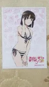 單張賣 全新未使用 窗簾魂 不起眼女主角培育法 加藤惠 泳裝 卡套