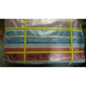 超厚型紅藍白帆布 30尺x30尺 防水帆布 遮雨帆布 塑膠布_真俗五金賣場