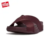 【FitFlop】SURFER WOVEN-LOGO WEBBING編織LOGO交叉涼鞋-男(葡萄紫)