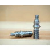 水世界3C 1/4 3/8 雙公頭螺絲 腳架雲台可用 全金屬 中軸螺絲 轉換螺絲 轉接螺絲 雲台螺絲【中壢-水世界】