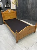 新北二手家具 百豐悅 台北二手傢俱-二手 床架 鄉村風 單人加大 3.5尺 床組 單人床架 中和二手家具 平鎮二手家具