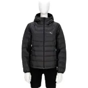 【PUMA】基本系列 PackLITE 女款 黑色 歐規 可摺收 羽絨 連帽 外套 68523401
