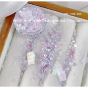 紫藤 精靈碎石材料包 ✨ 仙氣 貝殼 材料組合包 琉璃 晶石 天然石 水晶石 不規則 珠珠 小石頭 美甲 飾品 美甲材料