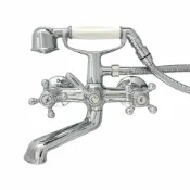 (店+)【蝴蝶衛浴】沐浴龍頭 冷熱混合.古典歐風.雙把手.洗澡水龍頭.浴缸水龍頭