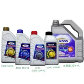 易生活ELiving MOSS 摩斯合成高效能機油／水箱精 15W40 5W50 10W40 10W60