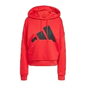 Adidas W BL FT HD JN1849 女 連帽上衣 帽t 連帽長袖 休閒穿搭 紅