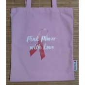Pink Power台灣粉紅力量公益協會 帆布包 購物袋(全新)