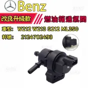 BENZ碳罐電磁閥 W212 W213 S212 ML350活性炭罐電磁閥 燃油箱通氣閥  2124702493