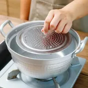 (店+)【Ho覓好物】不鏽鋼蒸盤 蒸架 日本製 加高蒸架 ECHO 防溢鍋蓋 不鏽鋼蒸菜架 增高蒸飯架 蒸籠架 蒸蛋架子