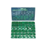 (店+)【逸品汽車百貨】595PCS 冷氣O型環密封圈套組｜36種尺寸 冷媒管 O-RING 維修盒 汽車冷氣 空調維修 防漏膠