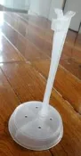 ５號雜貨屋＊(現貨)1/6娃娃支架 娃架 ~跨坐式 厚底 ~ 芭比/肯尼/可兒 可用 (半透明) 