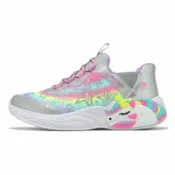 ACS跨運動 Skechers 燈鞋 S Lights-Unicorn Slip-Ins 大童 中童 銀 彩 閃燈 發光 休閒鞋 302296LSMLT