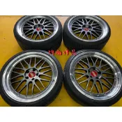 浩瀚精品 日本 正 BBS LM 20吋 5孔114.3 前後配 8.5 ET36 後10 ET38 鍛造鋁圈含胎