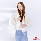 BRAPPERS 女款 短版立領羽絨外套-米白