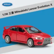 阿莎力 威利 三菱 lancer EVO 正版授權 1：36 1/36 合金車 模型車 迴力車 X01