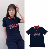 (店+)男女皆可 復古學院風 polo衫 ralph lauren polo 拼布 青年版 拉夫勞倫 上衣 短袖 @1597