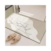 (店+)強力吸水 北歐風門口地墊 (45*70cm，48色) 浴室地墊 吸水地墊矽藻土軟地墊 珪藻土軟地 廚房地墊