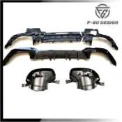 【品質保障】適用於20-22款BMW寶馬 3系列 G20 G21 前期 SPEED M340i款後下巴 方管尾飾管