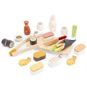 【woet by New Classic Toys】木製壽司家家酒玩具組 - 廚房玩具