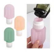 【SUNORO】3入組 便攜旅行分裝瓶 擠壓瓶 旅行用品 盥洗用品 化妝水/沐浴乳/洗髮精/乳液瓶分類瓶90ML