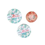 【茶韻】普洱茶2005年下關茶廠銷法沱100g/沱 X3 茶葉禮盒(熟茶/附原廠收藏盒x3)(中秋禮盒)