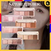 NATURE REPUBLIC Daily Basic Palette 2.6g / 玫瑰色冷粉色珊瑚桃棕色勃艮第