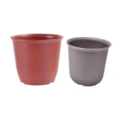 (店+)【向花緣】高深素陶盆 - 1尺2吋