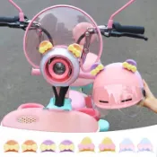 ✨臺灣有貨/免運✨電動車車貼機車頭盔裝飾貼耳熊耳朵配飾可愛隨意貼配件蝴蝶結