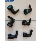 適用於賓士 Benz 寶馬 BMW 大燈噴水管接頭 轉換頭 噴水頭 清洗管頭 彎頭直頭