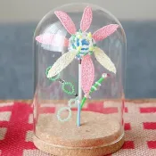 tsububu / 串珠刺繡 / 花朵擺飾 / 大波斯菊
