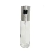 不鏽鋼蓋噴油瓶 調味瓶 玻璃噴霧瓶 氣炸鍋噴油瓶 噴霧罐 噴霧油瓶 噴霧容器 玻璃油壺 噴油罐 噴油瓶《友百貨》
