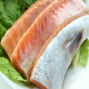【海之醇】去鱗寬版鮭魚肚條1000g