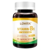 【LOVITA 愛維他】緩釋型維生素B1素食錠*1瓶(50mg 添加維生素B12)