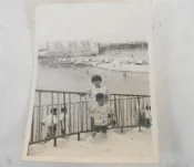 懷舊~~~62年8月24日台北~台北大同水上樂園(姊帶弟弟)---照片.....C375
