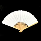 空白彩繪DIY表演扇子裝飾 DIY空白摺扇子