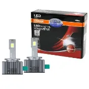 【Osram 歐司朗】LED 新氙光(HID轉LED) D3S 6000K/冷白光 汽車燈泡 公司貨(2入)