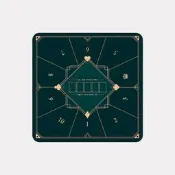 加厚鎖邊德州撲克桌布墊棋牌室橡膠臺布專用方形圓形桌墊桌面臺墊