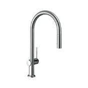 (店+)【Hansgrohe 漢斯格雅】德國品牌 Talis M54 伸縮廚房龍頭 伸縮龍頭 側把手水龍頭 兩段出水 72800