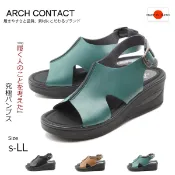 76尚宏 日本製 ARCH CONTACT 6cm 厚底美腳 減震 防拇指外翻 女涼鞋 (3色) #93400