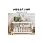 (店+)免運 廚房瀝水架 不鏽鋼瀝水架 碗碟收納架304不銹鋼瀝水籃碗架碗盤碗筷放碗盤子雙層廚房置物架