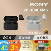 SONY 索尼 WF-1000XM6 旗艦真無線藍牙耳機 (公司貨 保固 12+6 個月)