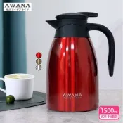 AWANA 樂活不鏽鋼真空保溫壺1.5L(MD-1500D)