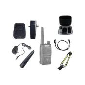 (店+)【MTS】MINI5對講機專用配件 充電器 充電座 天線 背夾 皮套 反光肩背帶