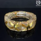 【鈦晶花】粗絲太陽花鈦排 17mm｜招財聚寶 事業助力 自信和領導能力