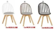 蘆洲巨林家具館..伊蒂絲造型椅(白/棕/黑)(布)(單只)(實木)-CM*534-9..台北地區免運費!!