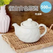 菲斯質感生活購物 日本製 日本製 美濃燒 復古白色茶壺 附瀘網 日式茶具 陶茶壺 白瓷壺 瓷壺 500ml - 日本進口 日本 代購 日本代購 現貨 快速出貨 日本空運來台 日本製 美濃燒 復古白色茶壺 附瀘網 日式茶具 陶茶壺 白瓷壺 瓷壺