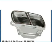 （新上）適用04-12年賓士S級W221排氣管S600L尾喉GL450雙排GL500雙口雙出