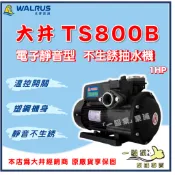 ❗最便宜❗【一級泵】🌸免運🌸 大井 TS800B 1HP 電子靜音型 抽水機 不生鏽水機 抽水馬達 泵浦 TS800