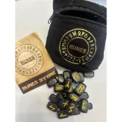 (店+)【藥魂】黑曜石 盧恩符文石 盧恩水晶 符石 Rune 占卜道具 魔法儀式 拍照道具 新手入門 黑曜岩