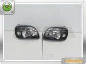 泰山美研社C1644 NISSAN 日產 MARCH 2000年 燻黑 晶鑽 大燈 價格2200元 一組